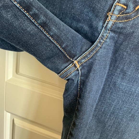 Madewell Blue Skinny Jeans High-Rise Stretch *tall - Picture 4 of 5